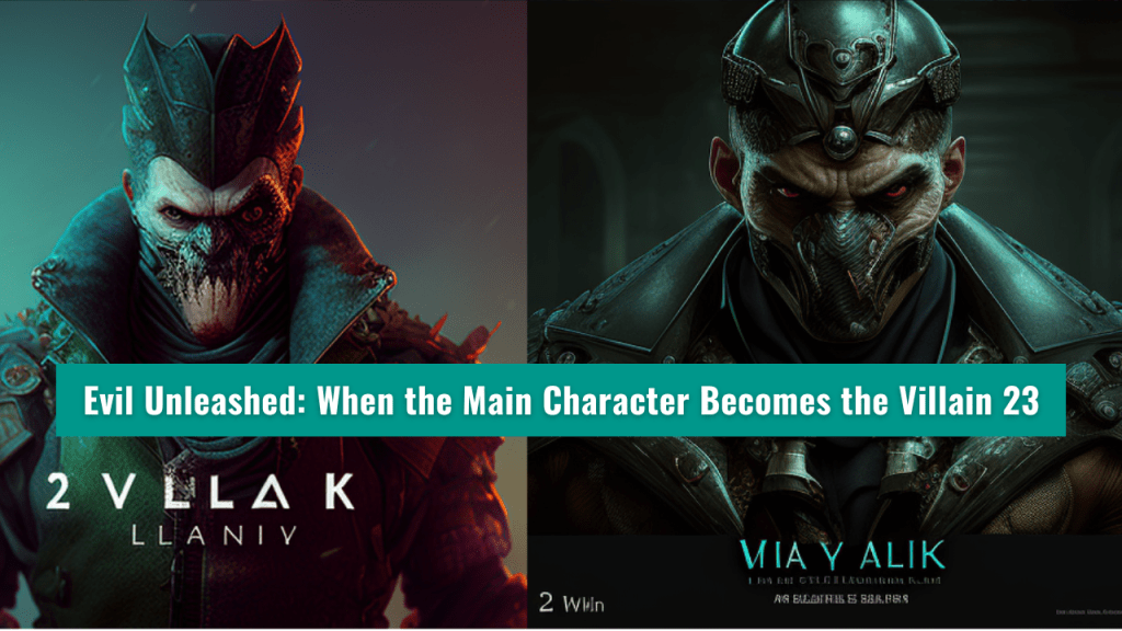 Evil Unleashed: When the Main Character Becomes the Villain&nbsp;23